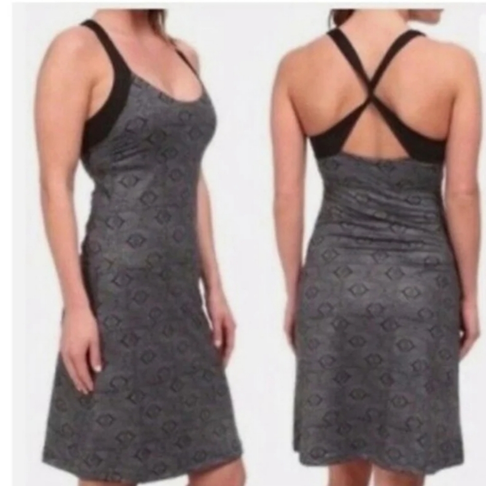 Patagonia Women's Casual Crossed Back Geoโ Print Athletic Dress Cover Up Size M